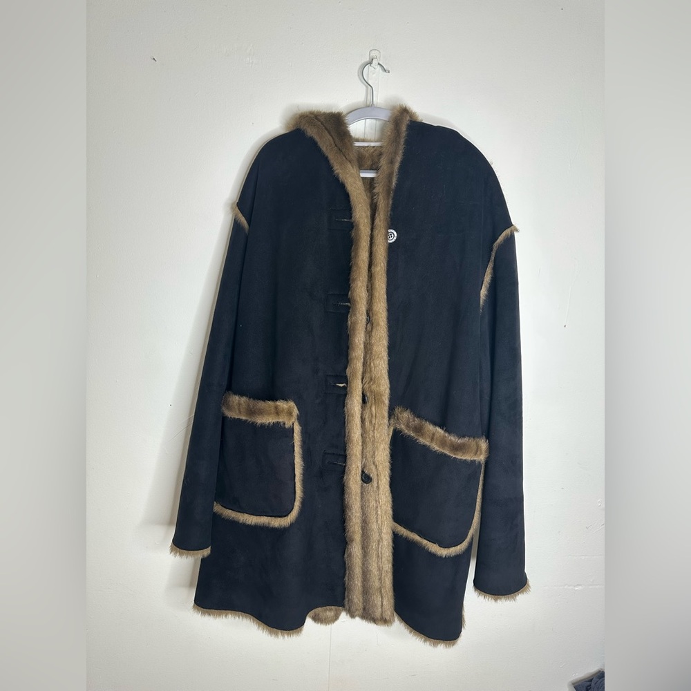 Vintage Faux Fur Coat reversible - Picture 12 of 16
